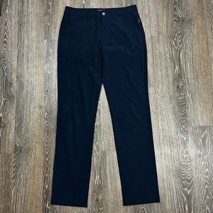 UnTuckit Men's Chancellor Pant Straight Fit Navy Size 30x32